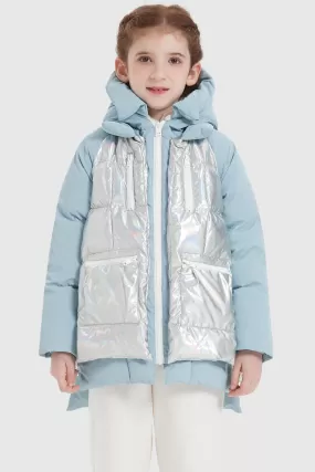 092 Colorlay Kid's Shiny Metallic Puffer Jacket