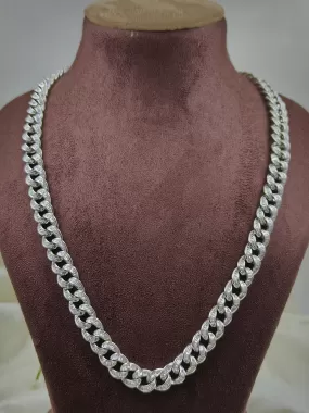 16mm Pave Cuban Chain D 6