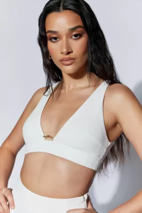 Arla Hardware Bralette - White