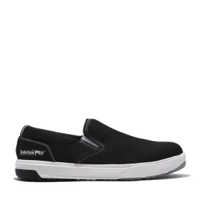 Berkley Slip-on Composite-Toe Work Shoe Black