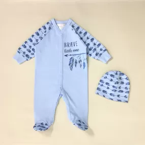 Brave Little One Sleeper Set