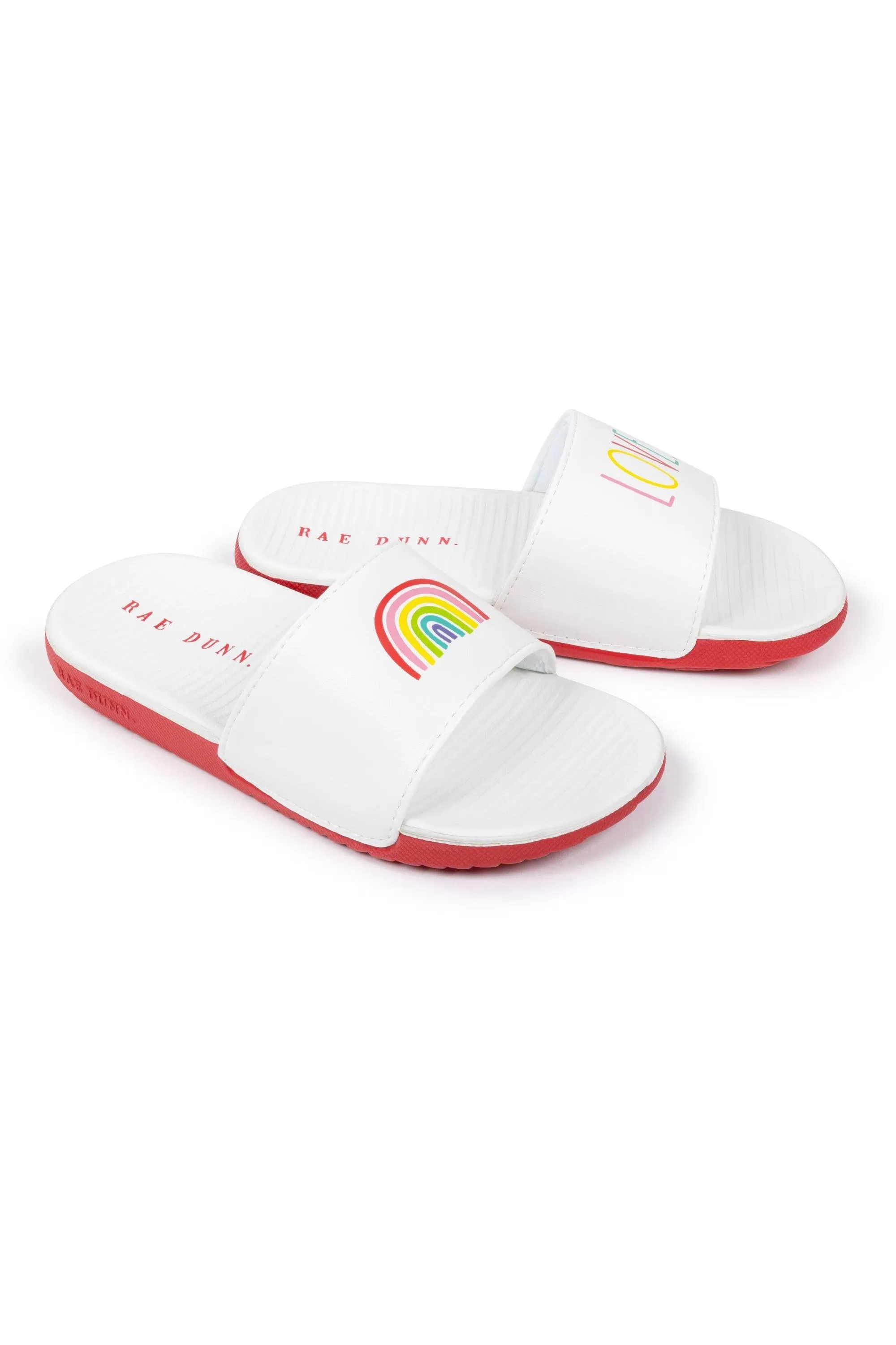 Girl's "LOVE" Rainbow Pool Slides