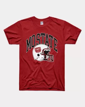 MO State Football Helmet Cardinal T-Shirt